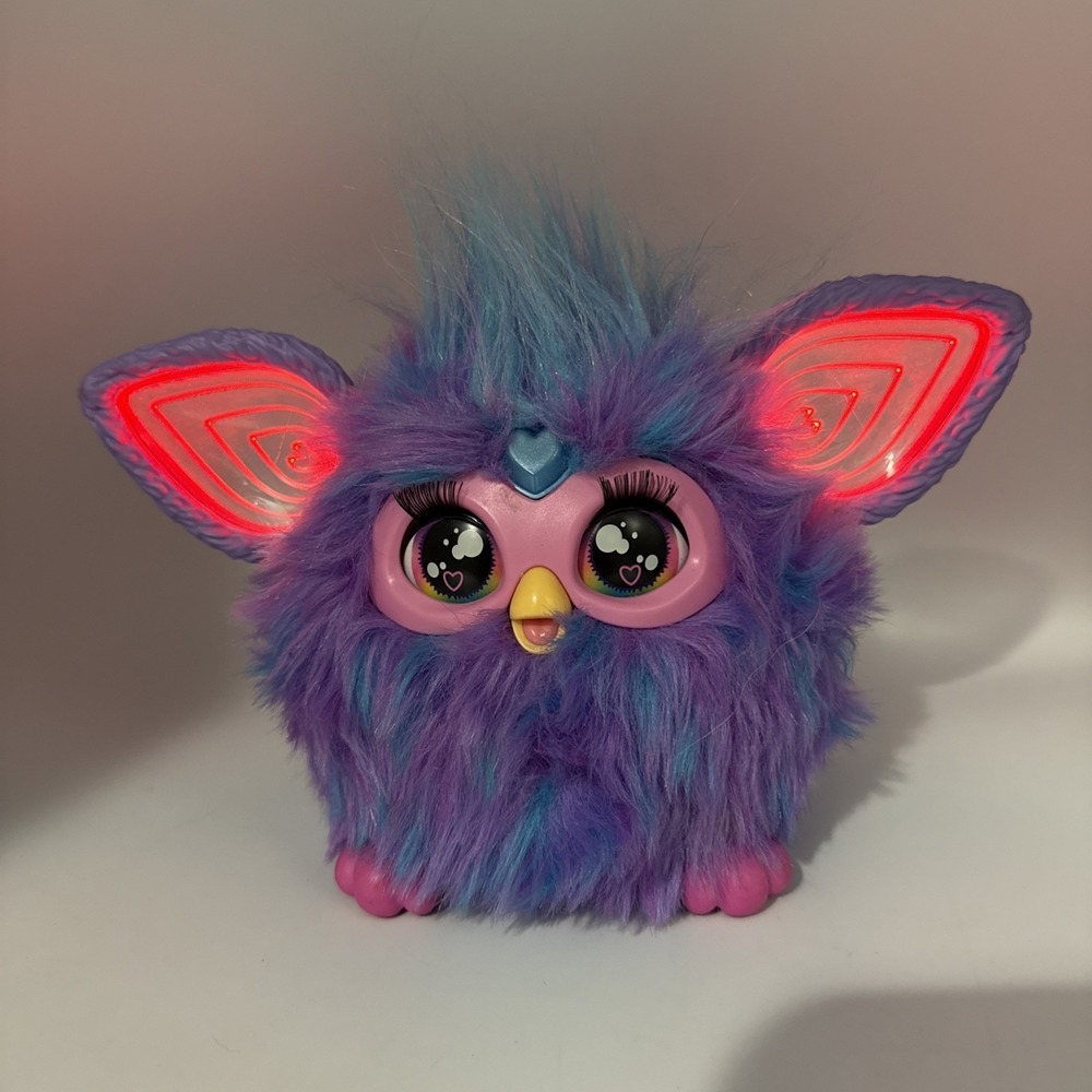 Furby Purple Pink Blue Talking Plush Interactive Electronic 2023 Hasbro Tested